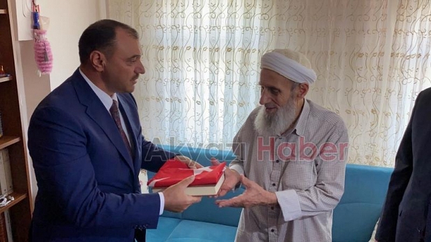 İlk ziyaretini Şehit Kaymakamın ailesine yaptı