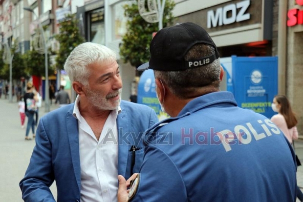 Maske takmayan vatandaş tepki topladı