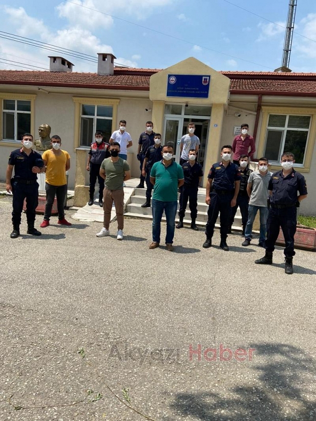 Karakol komutanı Elçi Dokurcuna veda etti