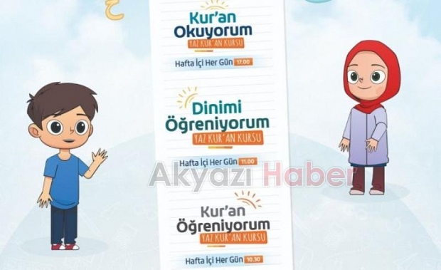 Yaz Kur'an kursları bu yaz Diyanet TV'de