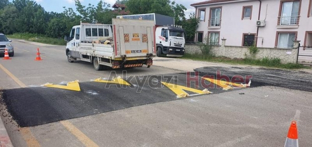 Sık sık kaza oluyordu, hız kasisi yapıldı