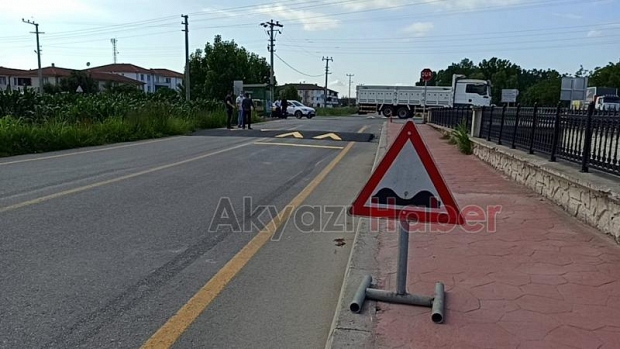 Sık sık kaza oluyordu, hız kasisi yapıldı
