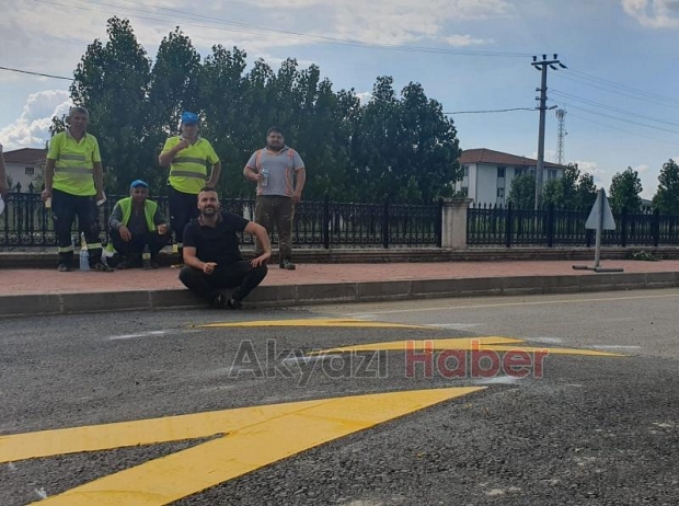 Sık sık kaza oluyordu, hız kasisi yapıldı