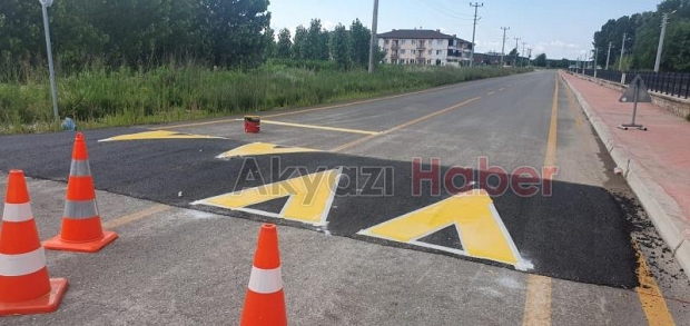 Sık sık kaza oluyordu, hız kasisi yapıldı