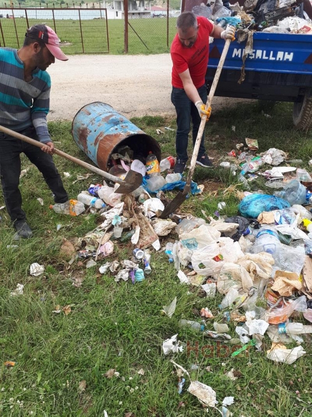 Acelle Yaylasında tepki çeken manzara