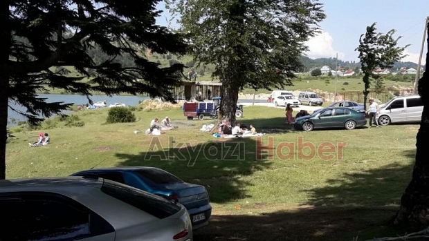 Acelle Yaylasında tepki çeken manzara