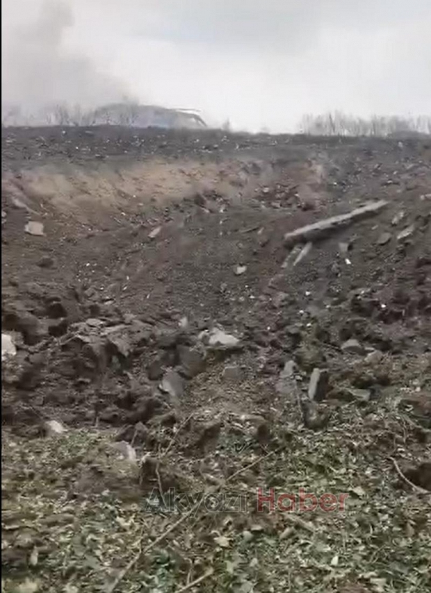 Patlamanın şiddetini gözler önüne serdi