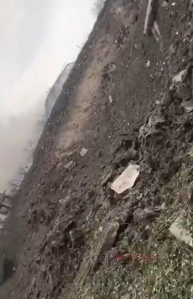 Patlamanın şiddetini gözler önüne serdi