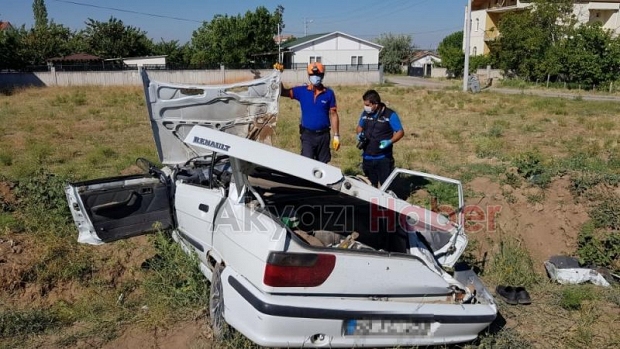Düğün dönüşü kaza: 1 ölü, 4 yaralı