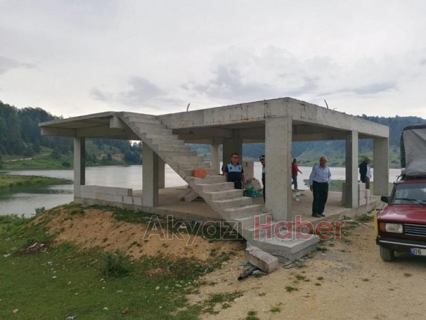 Acelle Yaylasında Başlatılan İnşaatlar Mühürlendi