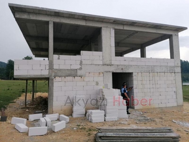 Acelle Yaylasında Başlatılan İnşaatlar Mühürlendi
