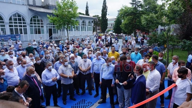 Gazi Süleymanpaşa Camii'nin şadırvanı açıldı