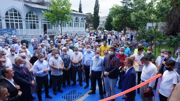 Gazi Süleymanpaşa Camii'nin şadırvanı açıldı