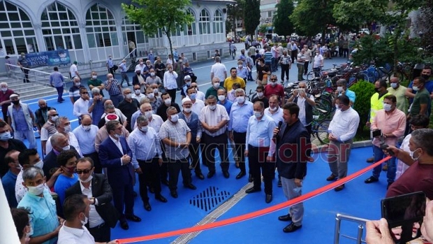 Gazi Süleymanpaşa Camii'nin şadırvanı açıldı