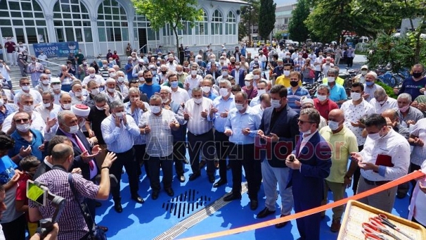 Gazi Süleymanpaşa Camii'nin şadırvanı açıldı