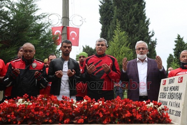 Ekrem Yüce Saygı Sürüşü'ne katıldı