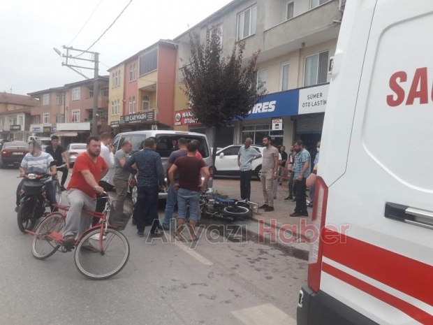 Kaza anı kamerada, kanlar içinde kaldı