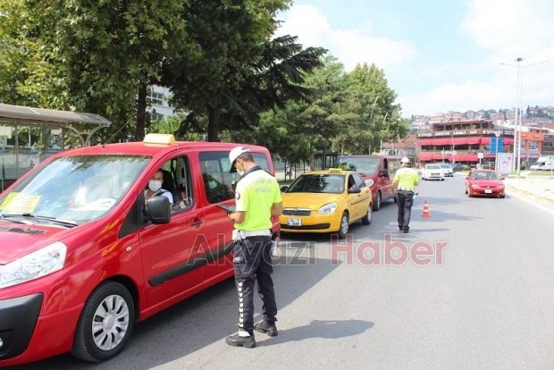 Şehirde korona denetimi