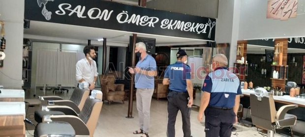 Şehirde korona denetimi