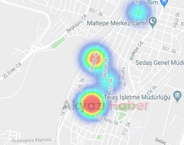 İşte ilçe ilçe koronavirüs haritası