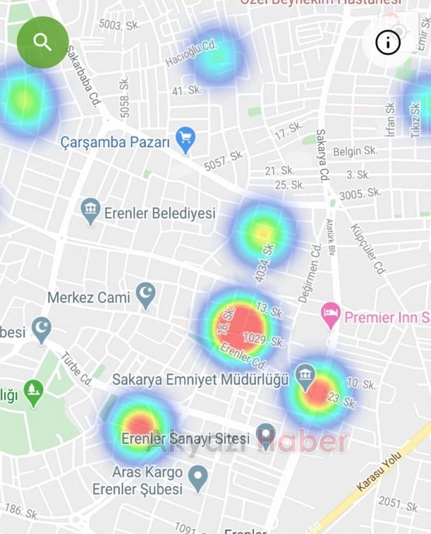 İşte ilçe ilçe koronavirüs haritası