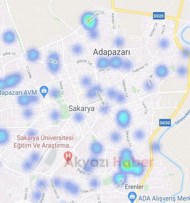 İşte ilçe ilçe koronavirüs haritası