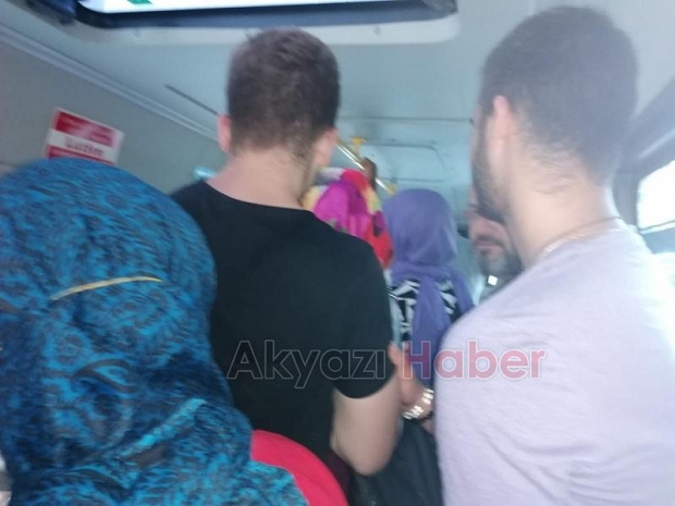 Akyazı'da tepki çeken görüntü, 'Balık istifi yolculuk'