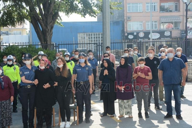 Başarılı cinayet büro dedektifi için tören