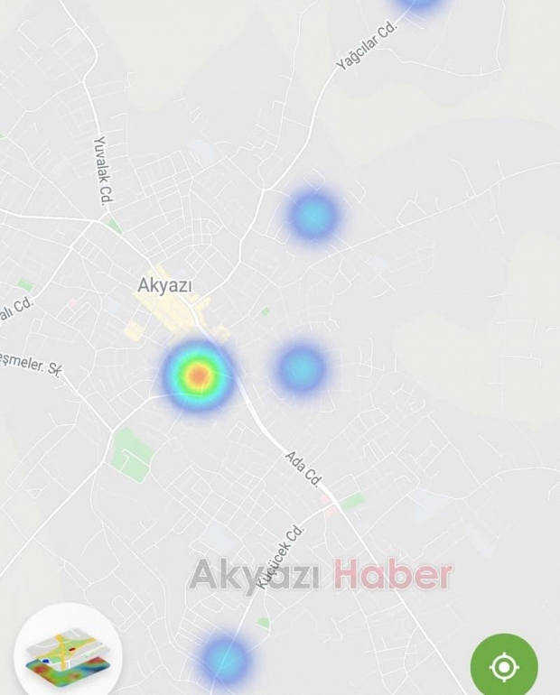 İşte Akyazı'da yüksek korona riskli yerler!