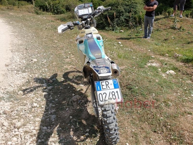 Ralli şampiyonasında kaza anı kamerada