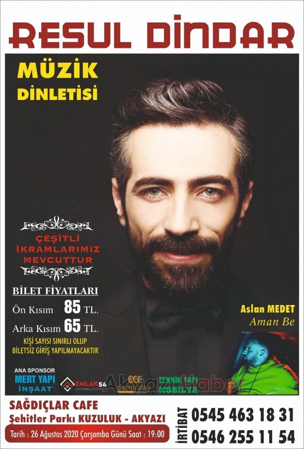 Resul Dindar Akyazılılarla buluşuyor