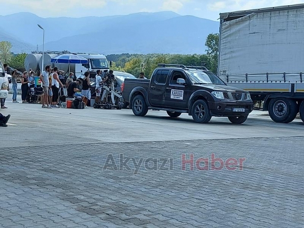 O dizinin çekimi Akyazı'da yapıldı