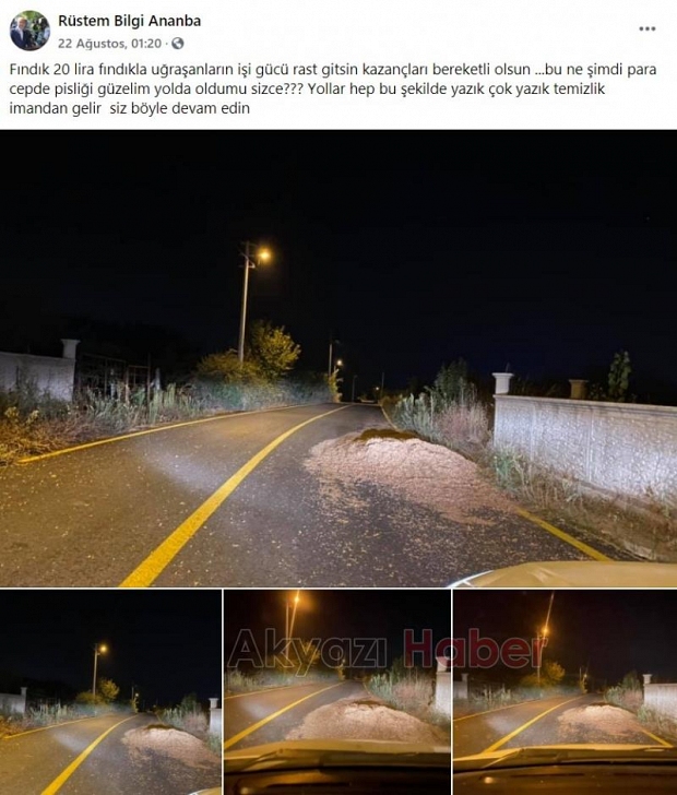 Muhtar tepki gösterdi
