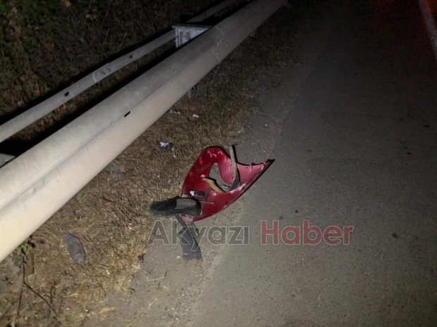 Kazancı kavşağında kaza: 1 yaralı