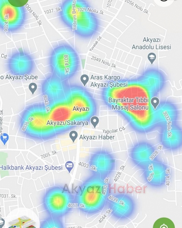 Akyazı'da korona vakaları patladı