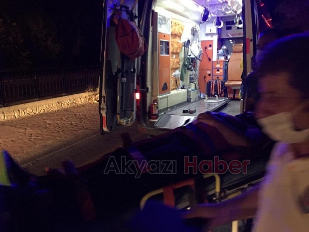 Akyazı'da kaza: 1 yaralı
