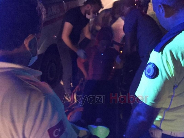 Akyazı'da kaza: 1 yaralı