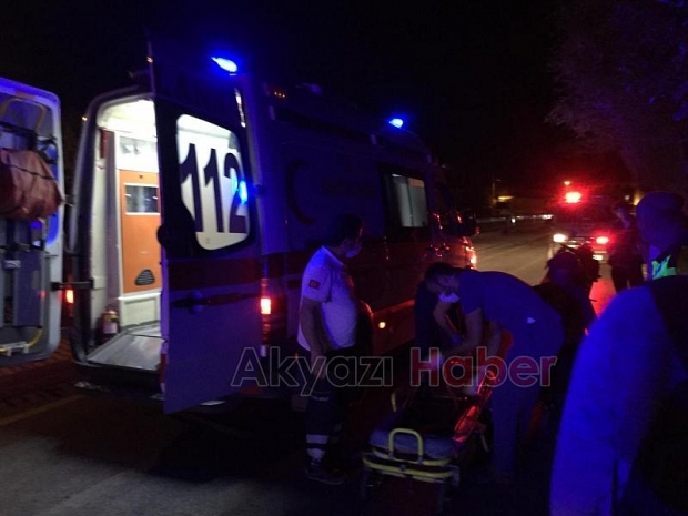 Akyazı'da kaza: 1 yaralı