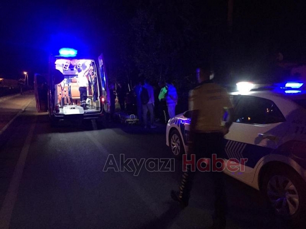 Akyazı'da kaza: 1 yaralı