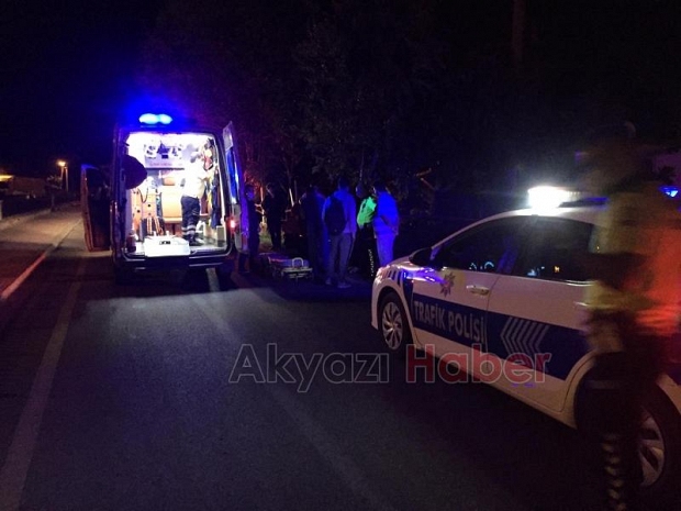 Akyazı'da kaza: 1 yaralı