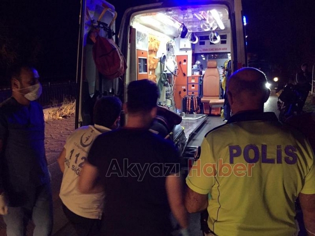 Akyazı'da kaza: 1 yaralı