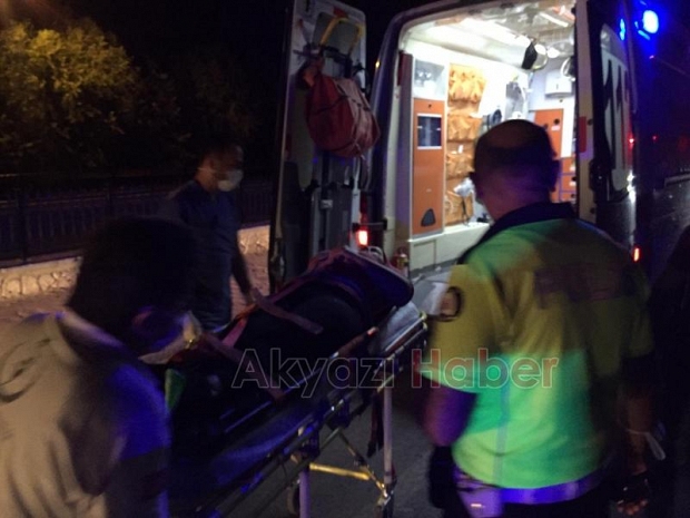 Akyazı'da kaza: 1 yaralı