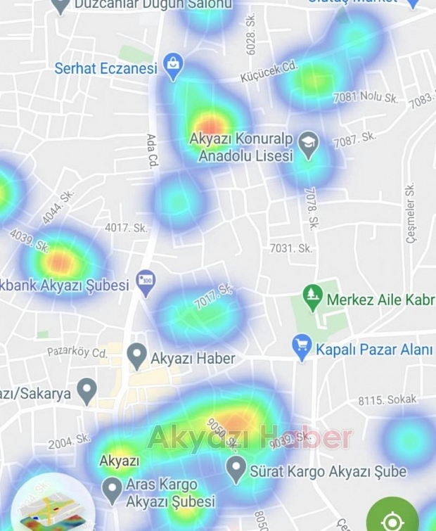 Akyazıda koronada son durum