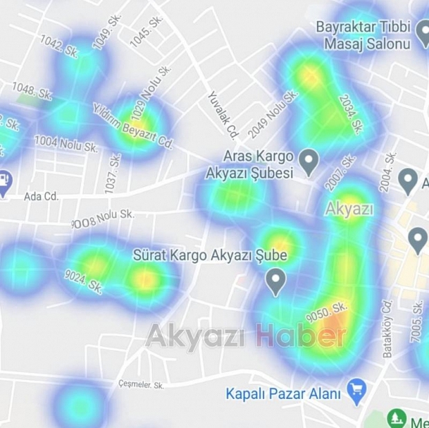 Akyazıda koronada son durum