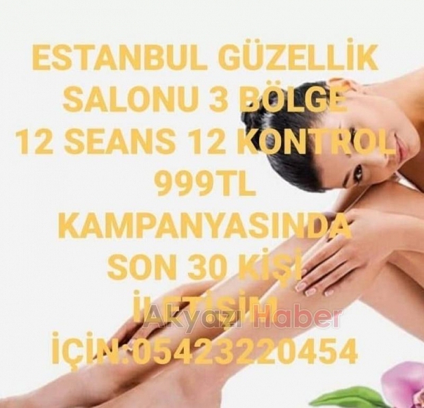 Estanbul Güzellik Salonunda Kampanya