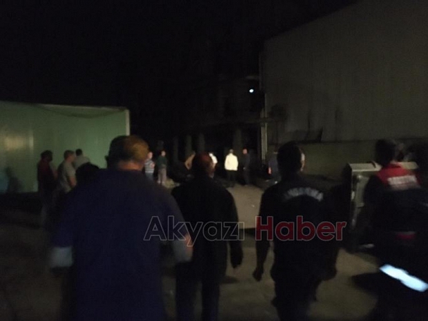 Akyazı'da Nişasta Fabrikasında Patlama Meydana Geldi