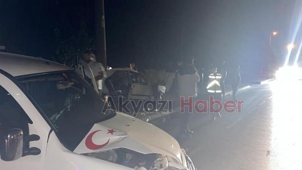 KARAÇALILIK YOLUNDA TRAFİK KAZASI 