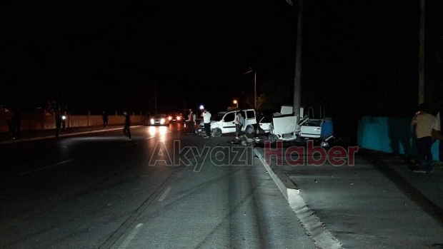 KARAÇALILIK YOLUNDA TRAFİK KAZASI 