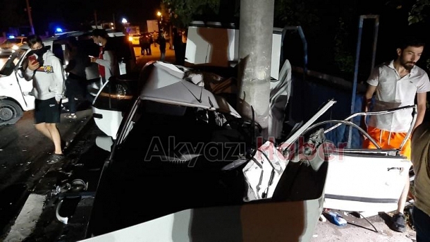 KARAÇALILIK YOLUNDA TRAFİK KAZASI 