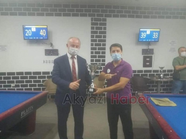 Bilardo turnuvası sona erdi